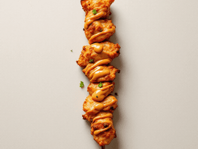 Chicken Satay with Peanut Sauce